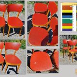 Set 6 chairs baumann n°277 years 50