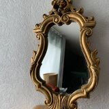 Golden frame mirror 27x50cm