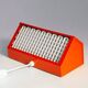 Orange Elidus bedside lamp in metal, designed by Hans-Agne Jakobsson in the 1970s.