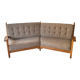 Corner bench by Guillerme and Chambron for Your House, France 60s