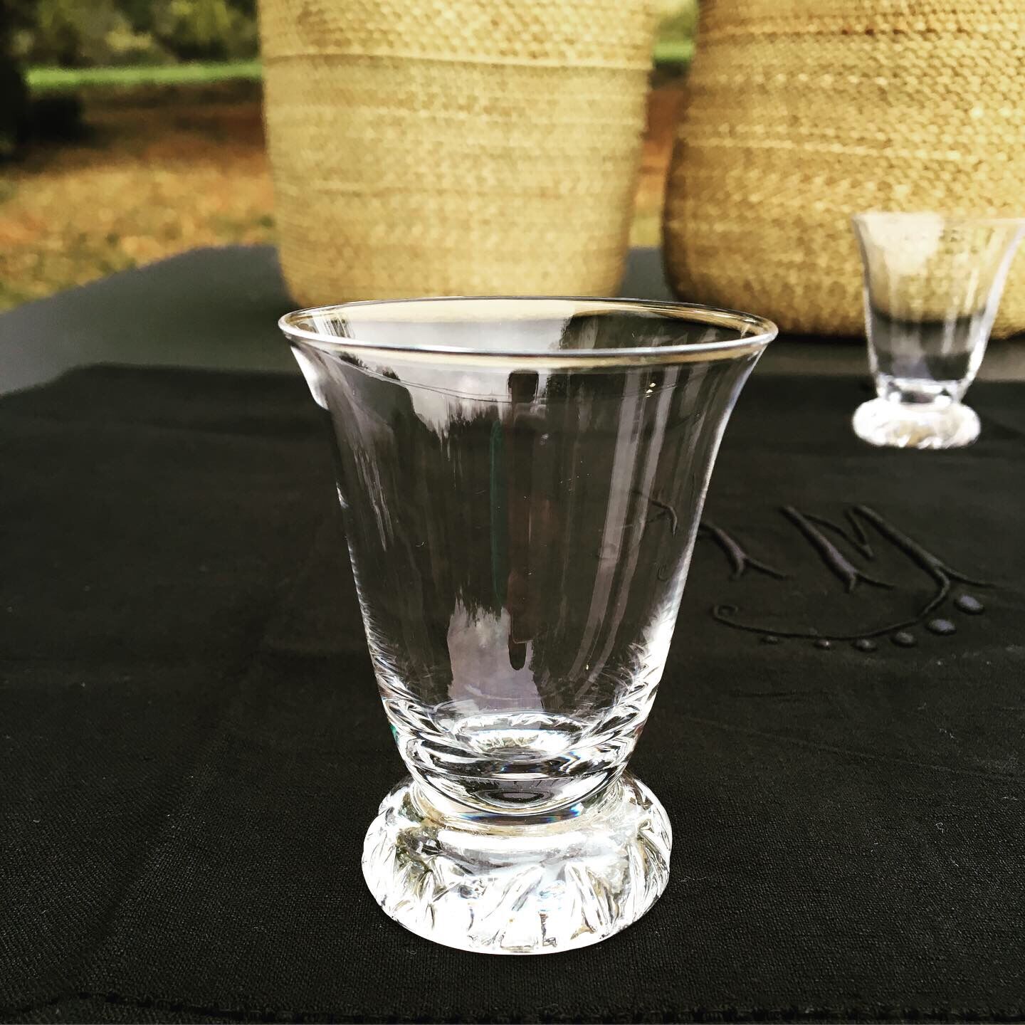Lot de 6 verres en cristal Daum, modèle Kim