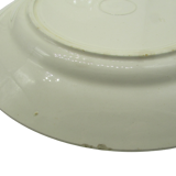 6 anciennes assiettes plates Badonviller demi-porcelaine