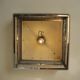 Vintage ceiling lamp with plastic sheets in chomed profiles 46x46 cm