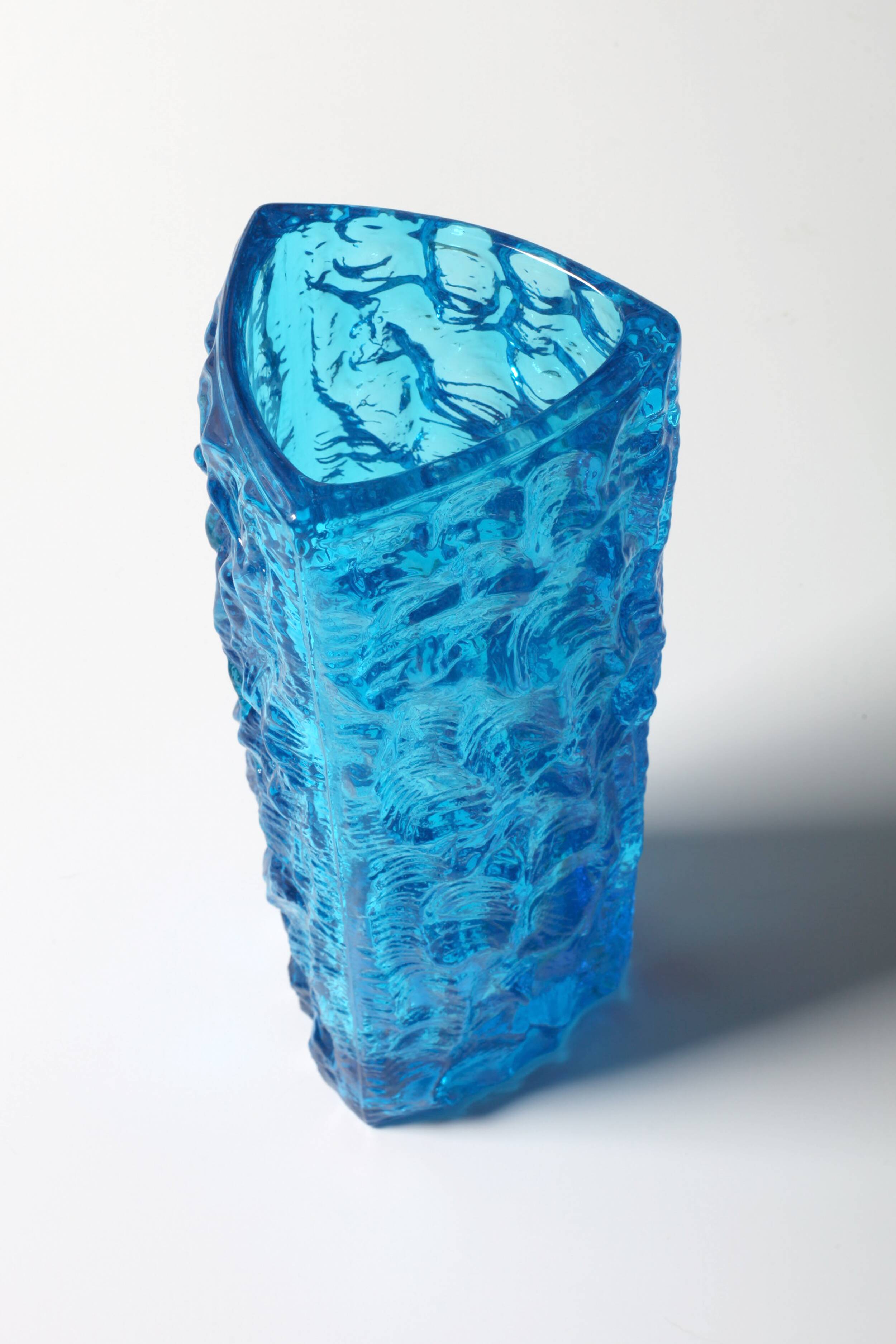 Triangular Vase Moravia by Vladislav Urban / Rosice / Czech Republic / 1968