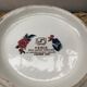 Ancienne soupière + plateau sarreguemines modèle vence céramique fleurs vintage