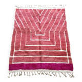 Beautiful handmade pink rug 200cm x 300cm