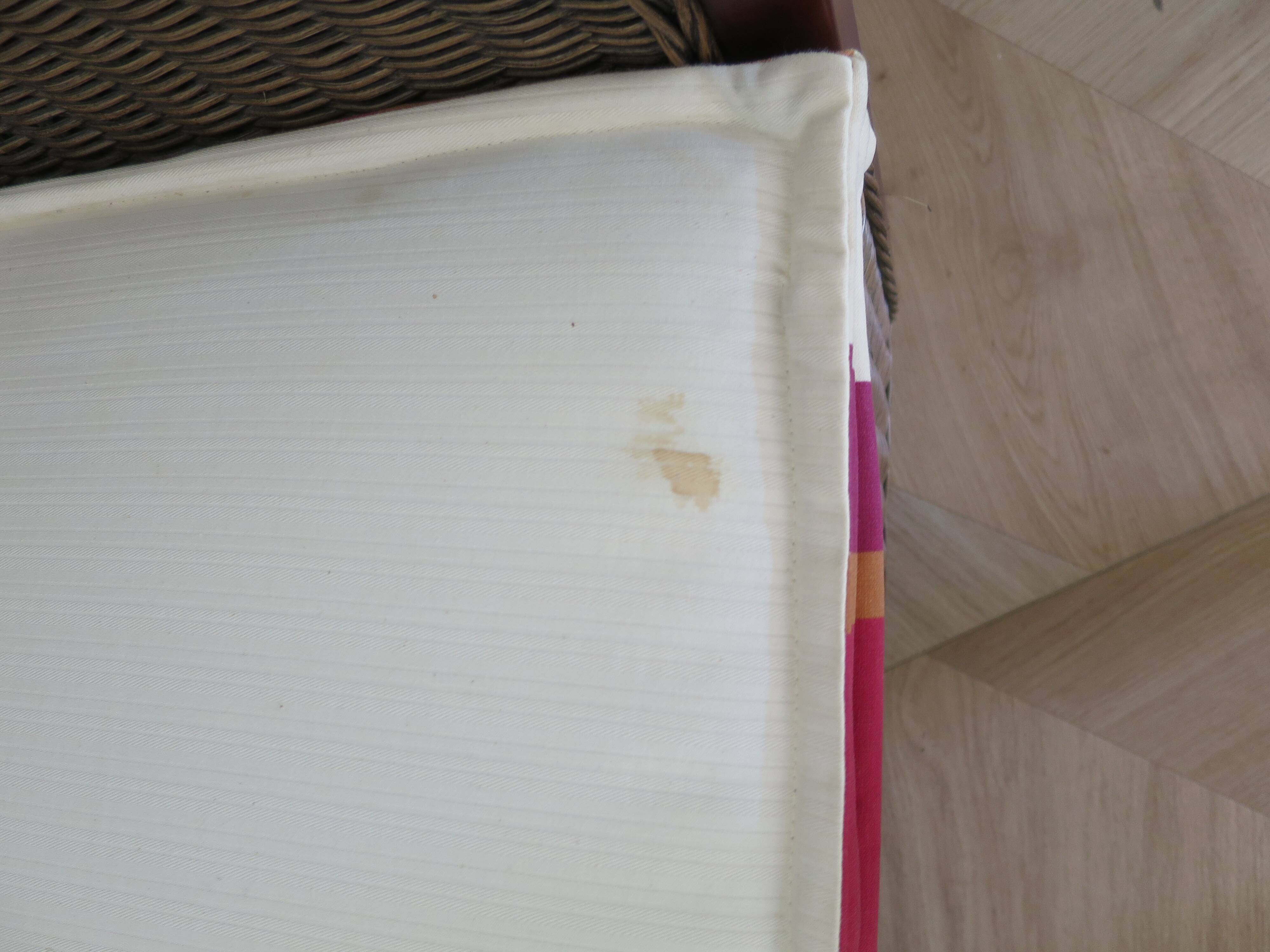 2 armchairs in woven rattan and wood, 1980s