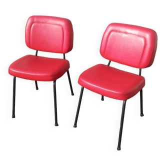 pair of CM196 Pierre Paulin thonet chairs