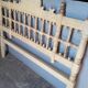 Tete de lit majorquine epoque debut XXem