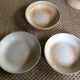 Series of 7 hollow sandstone plates