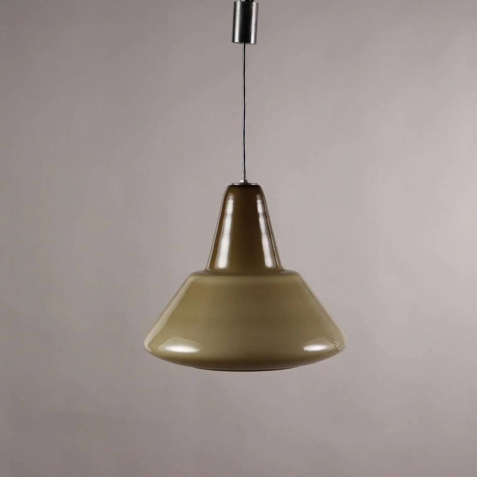 Vintage coloured glass pendant, Italy, 1960s