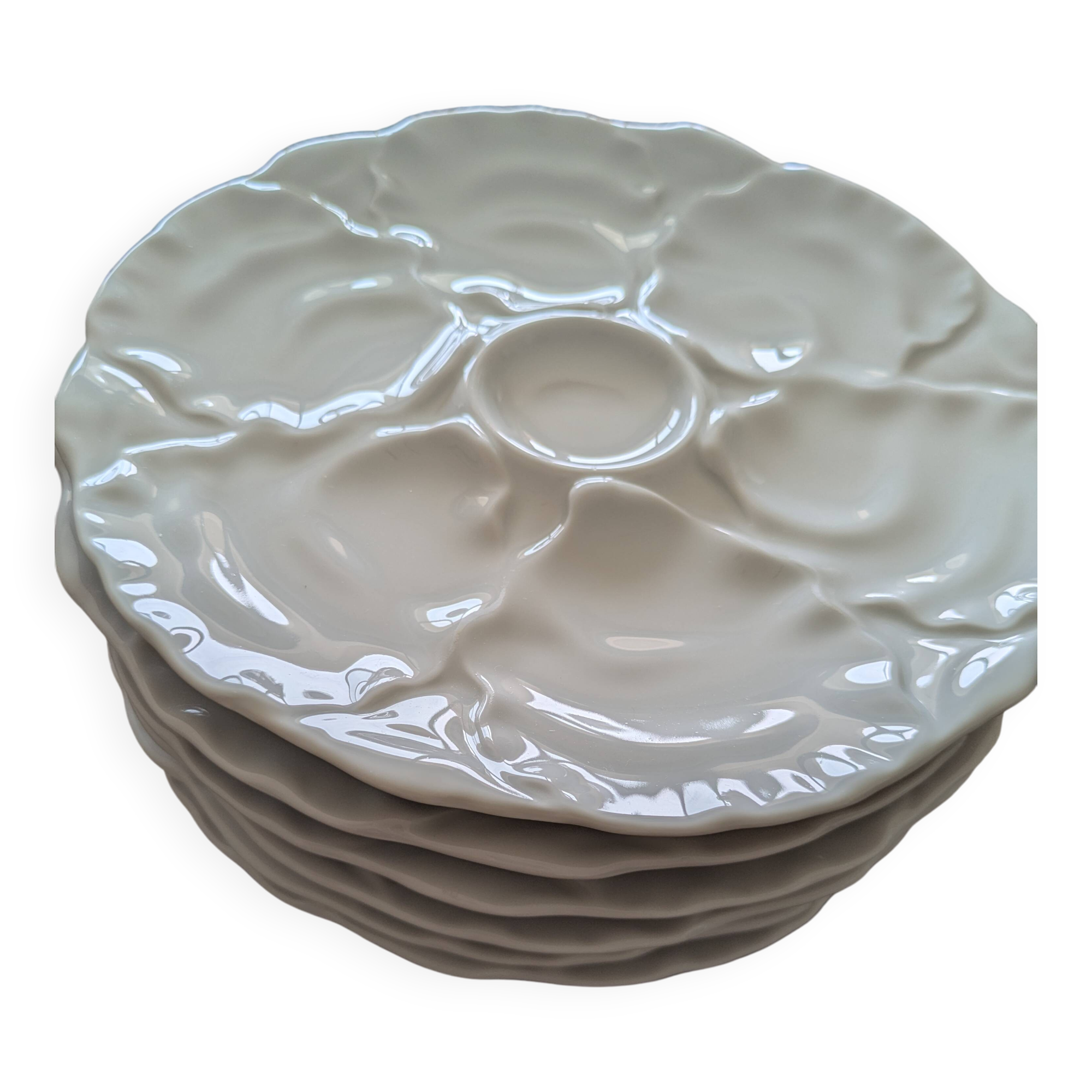 Hutschenreuther 6-piece oyster plate set