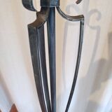 Lampadaire en fer forgé, années 60-70