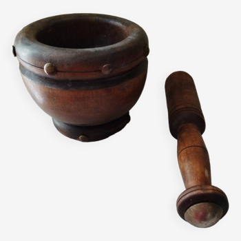 Vintage mortar and pestle