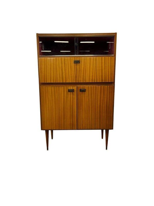 Buffet vintage en bois mi-hauteur / buffet / vitrine