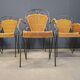 Wicker chairs attributed to Frederick Weinberg, 1960s, set of 6
