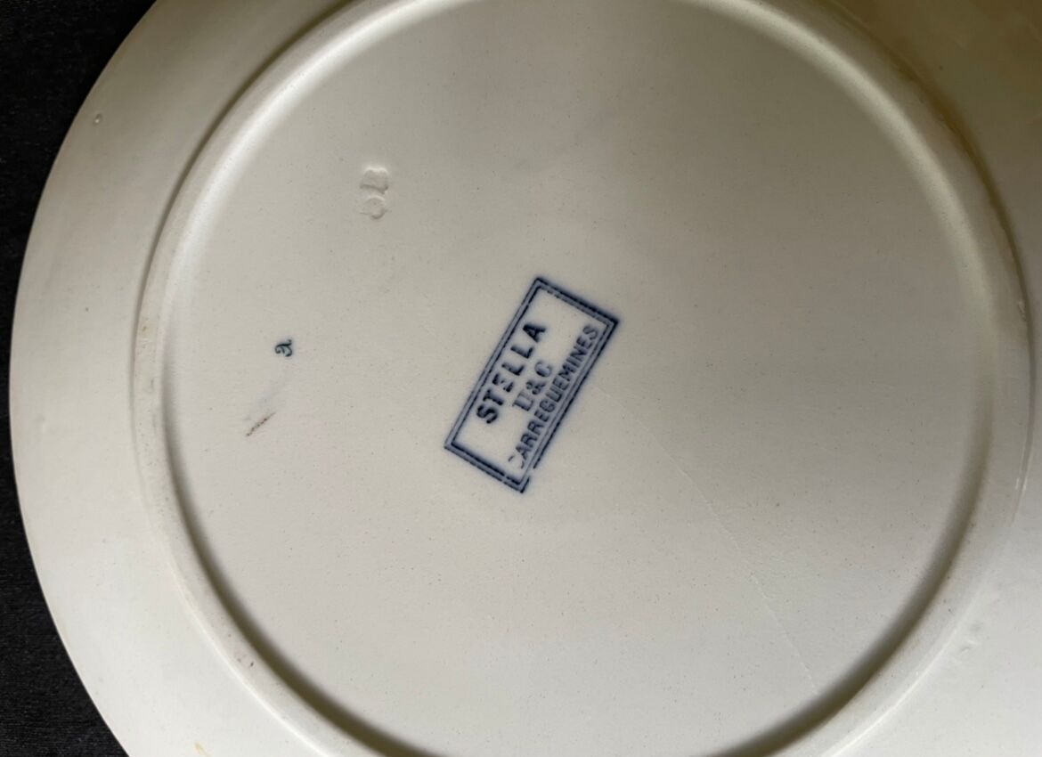 Dessert plates Sarreguemines model Stella