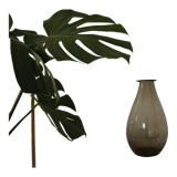 large smoked vase