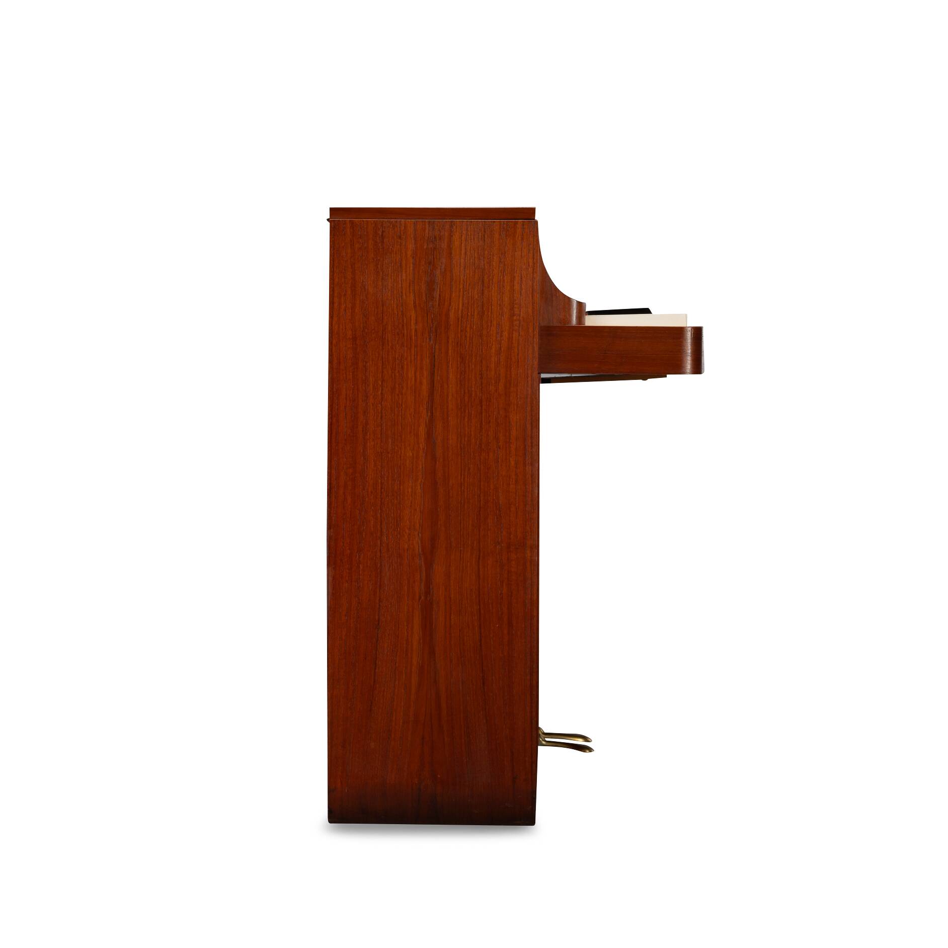 Danish Design Teak Pianette by Louis Zwicki, 1950s