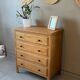 Vintage light oak chest of drawers