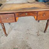 Louis Philippe flat desk in walnut