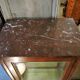 Vitrine en noyer style Louis XVI