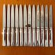 Christofle Atlantide model 12 table knives 24.5 cm very good condition