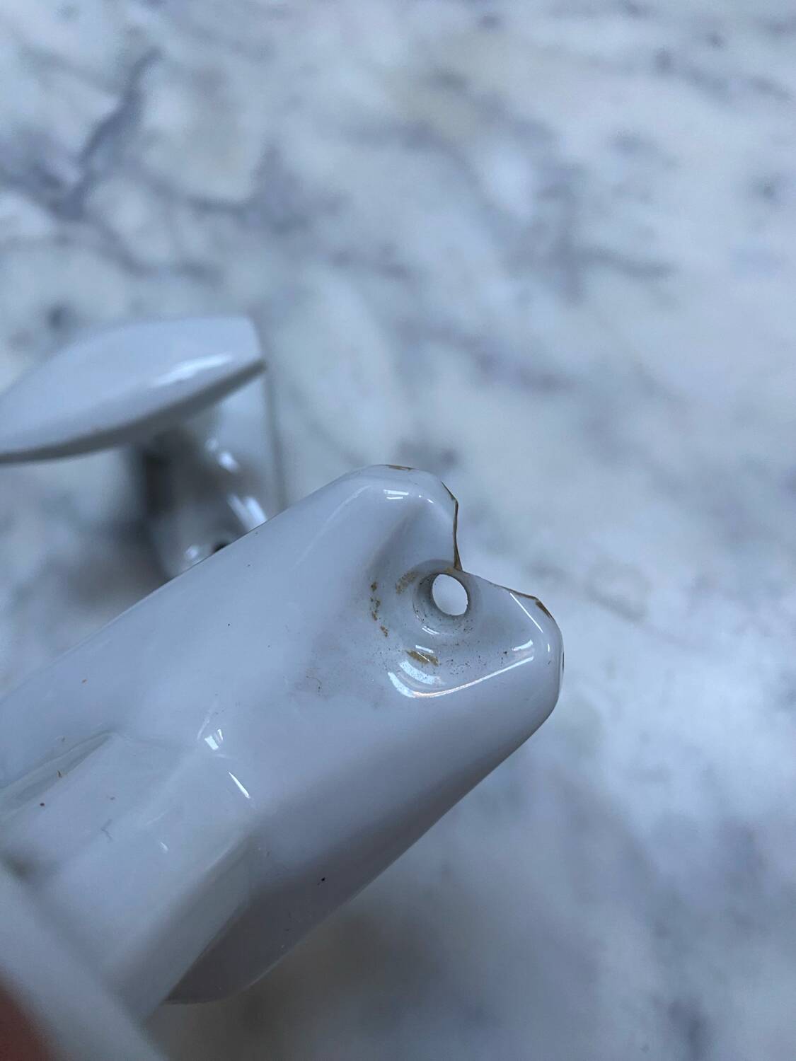 Vintage porcelain hooks