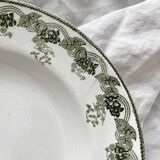 6 “Violetta” ironstone soup plates from Moulin des Loups Hamage