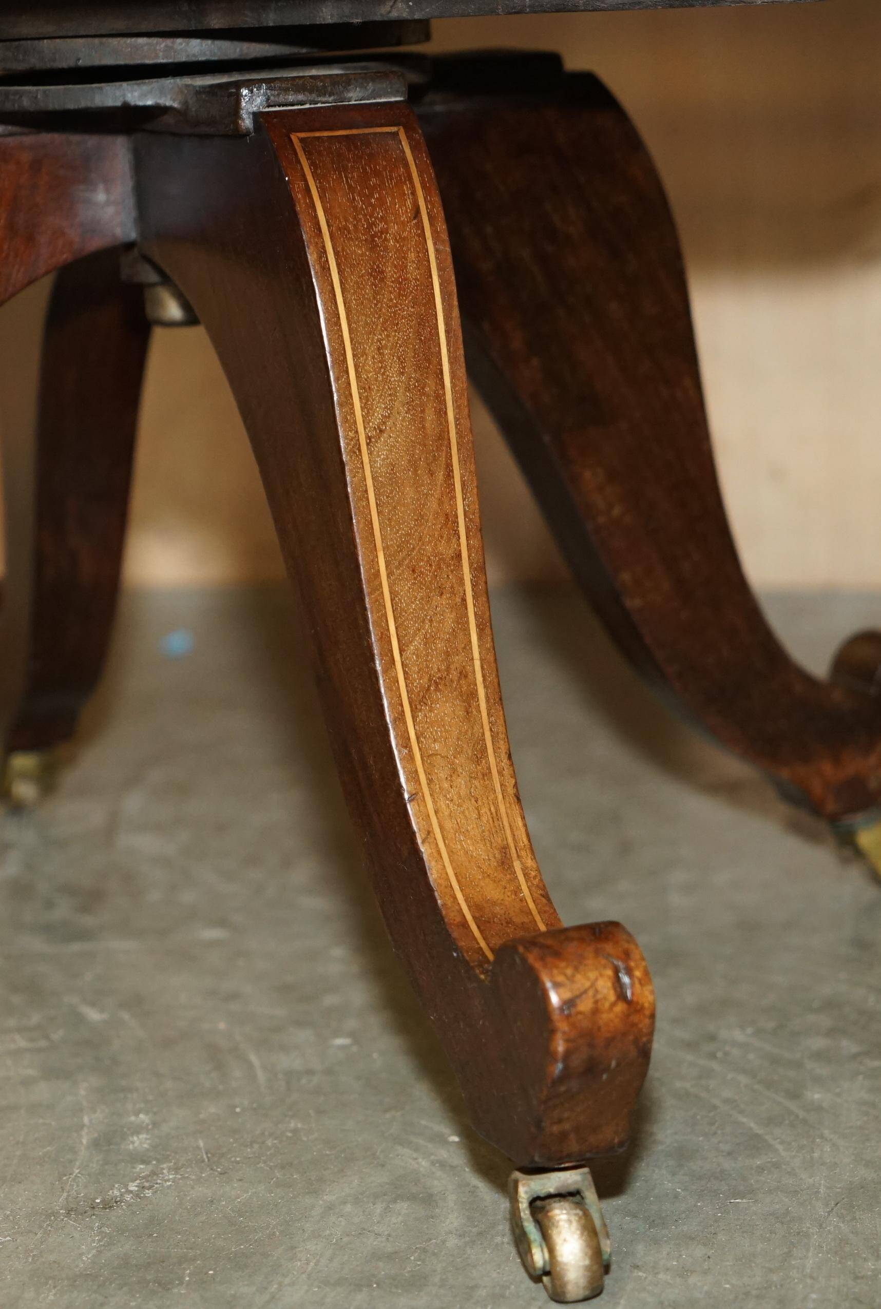 Victorian captain's chair in leather restored by Cornelius V Smith.