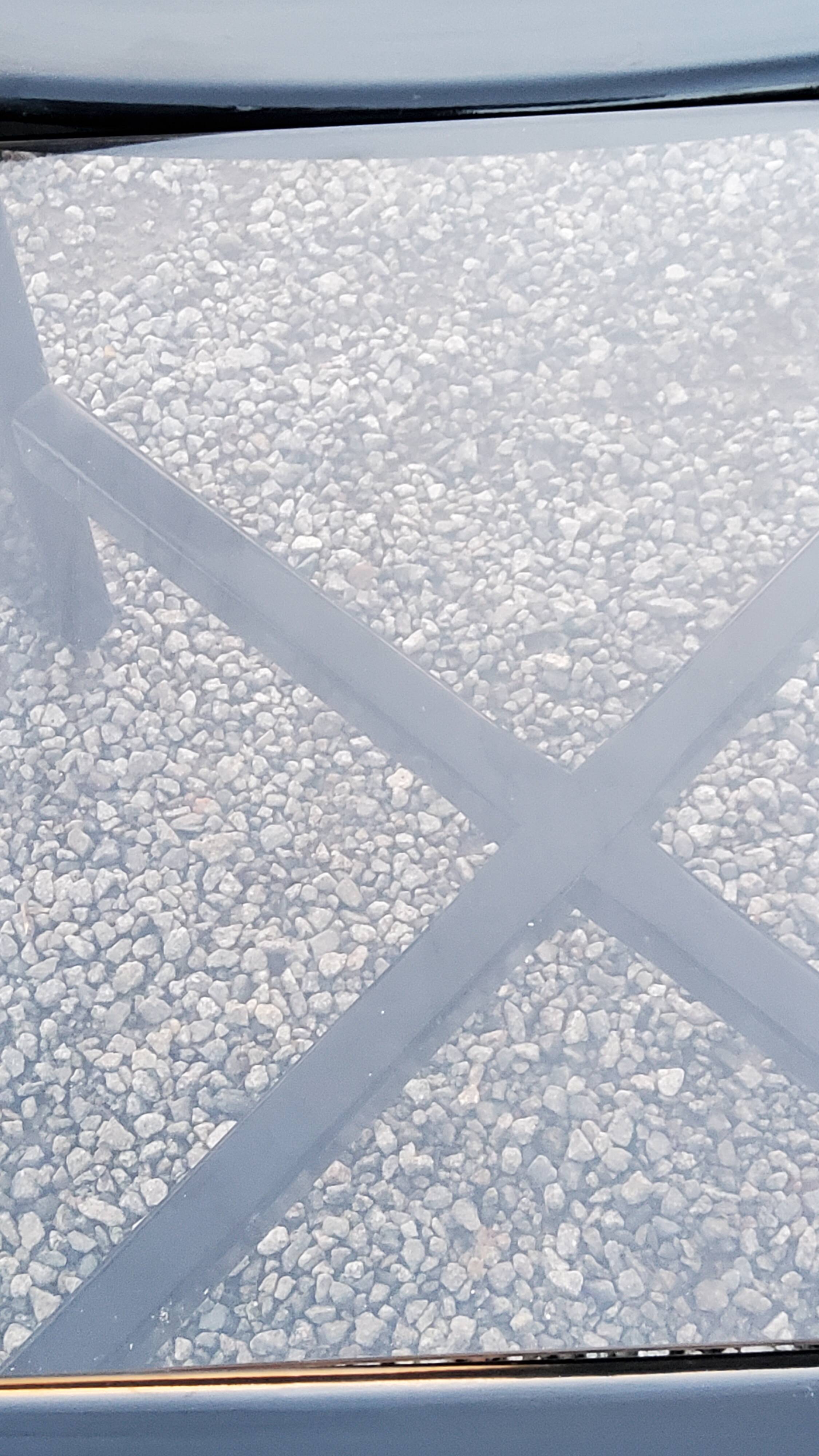 70s design coffee table in black lacquered wood with smoked glass top