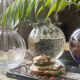 Cendrier en onyx vintage