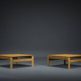 Danish Oak Coffee Tables from Komfort, 1960s, Set of 2