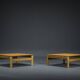 Danish Oak Coffee Tables from Komfort, 1960s, Set of 2