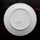Onnaing ironstone dessert plate "Fleurs Jetées" brown
