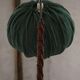 Organic Swedish floor lamp from the mid-century in burnt wood, Wabi Sabi, 1950s