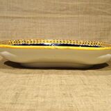 Rectangular dish in Gien earthenware with Renaissance decor