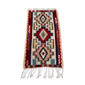 Vintage kilim 166x94 cm laine kelim tapis rouge marron bleu beige medium