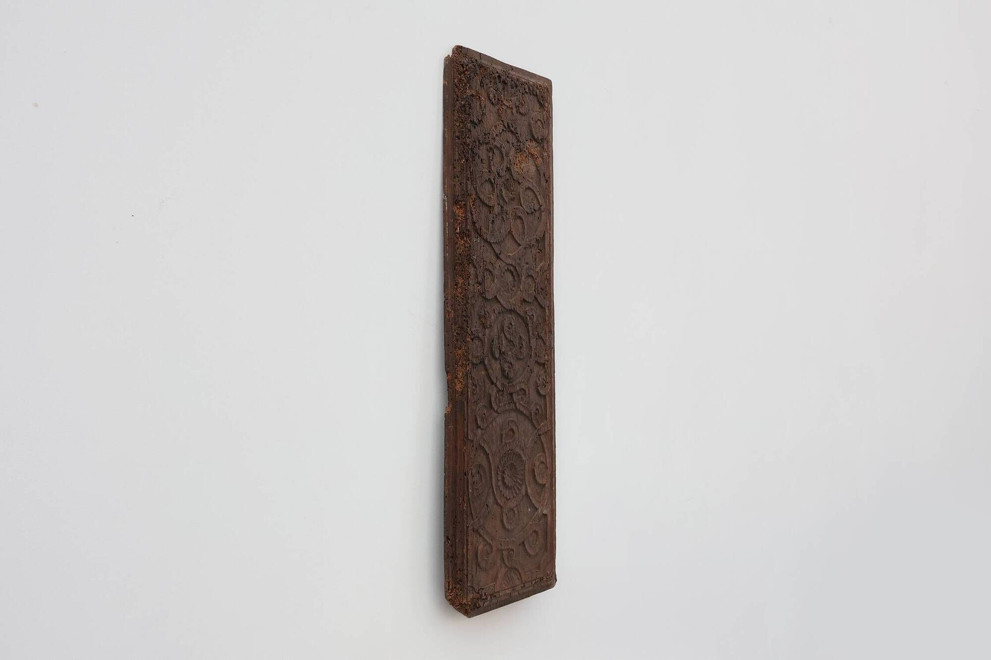 16th Century Gothic Wood Panel from France with Geometric Ornament