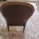 Leather armchair signed
