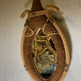 Set of 3 rope mirrors in the spirit of "Audoux and Minet"
