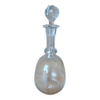 Crystal ball decanter