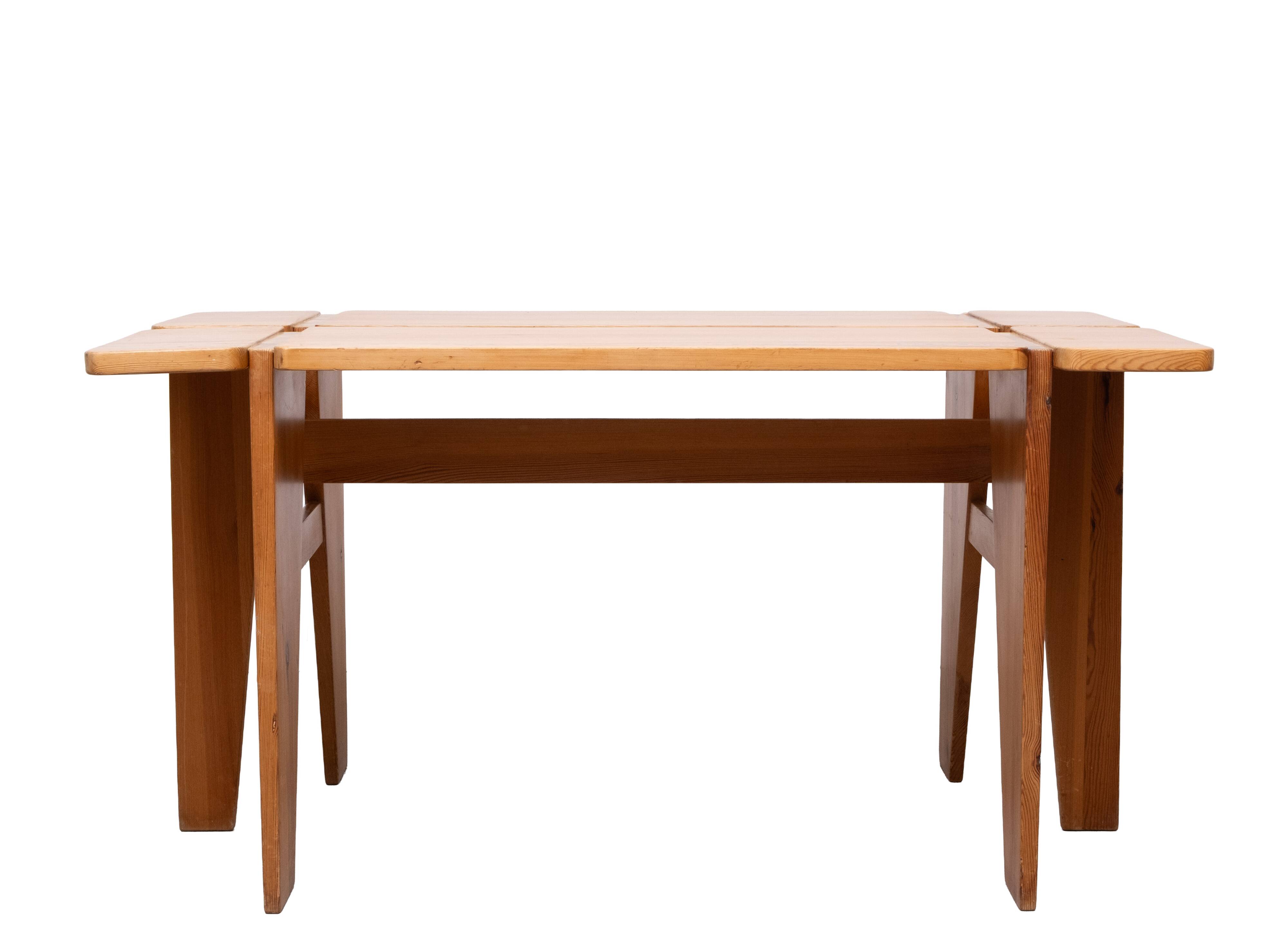 Unique Rauni Peippo Apila Pine  table Finland 1960