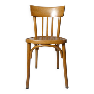 vintage BAUMANN bistro chair curved wood