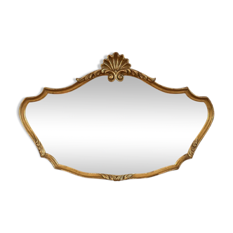 Miroir coquille vintage horizontal