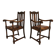Paire de fauteuils en chêne F. Parker & Son – XIXe siècle anglais