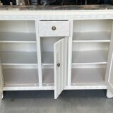 White wooden sideboard