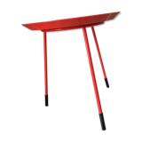 3-foot red metal coffee table Paola Navone for Monoprix