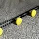 Wall coat rack with 4 metal hooks from the 70s/80s