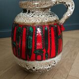 Vase West Germany fat lava 70